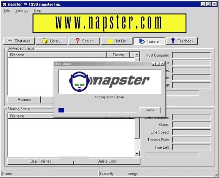 Napster em 1999
